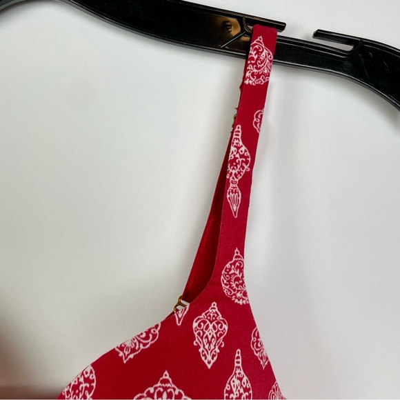 NWT Soma Size 34C Embraceable Full Coverage Underwire Merry & Bright Ruby Bra - Picture 6 of 11